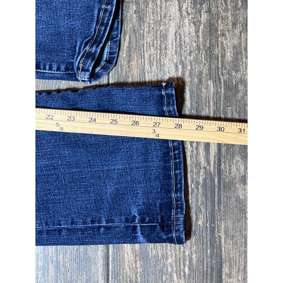 BKE Payton Mid Rise Universal Fit Tailored Bootcut Jeans Blue Size 28x29 Western - Picture 9 of 10